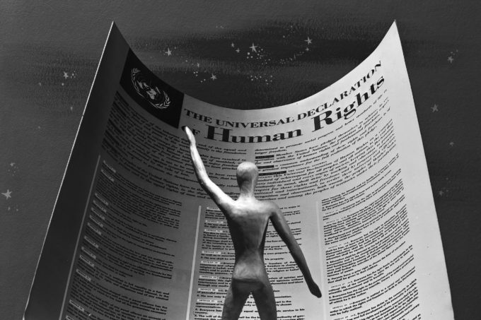 Still frame from film "Universal Declaration of Human Rights." (Courtesy of United Nations Photo)